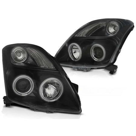 Fari Tuning Anteriori Sinistro e Destro per Suzuki Swift 05 2005-2010