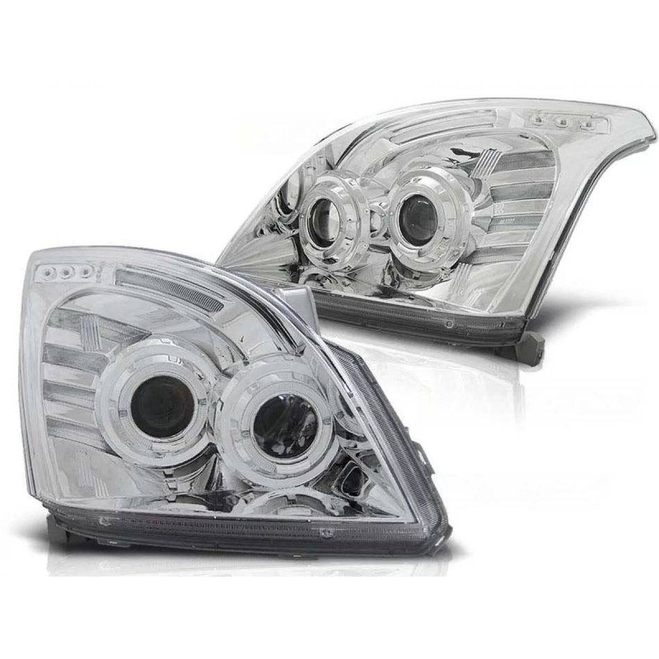 Fari Tuning Anteriori Sinistro e Destro per Toyota Land Cruiser 120 2003-2009