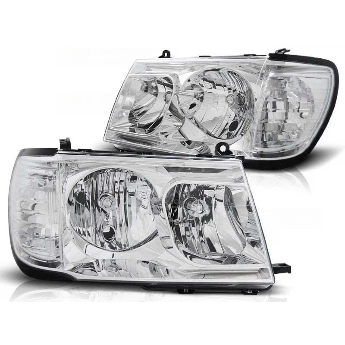 Fari Anteriori Tuning Sinistro e Destro per Toyota Land Cruiser FJ100 1998-2004