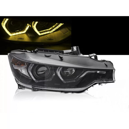 Fari con Luci Diurne Gialle Anteriori Sinistro e Destro per BMW Serie 3 F30