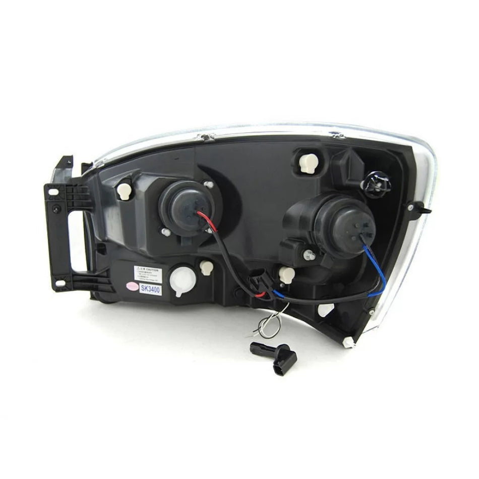Fari Tuning Anteriori Tubolari Neri per Dodge Ram 06-08