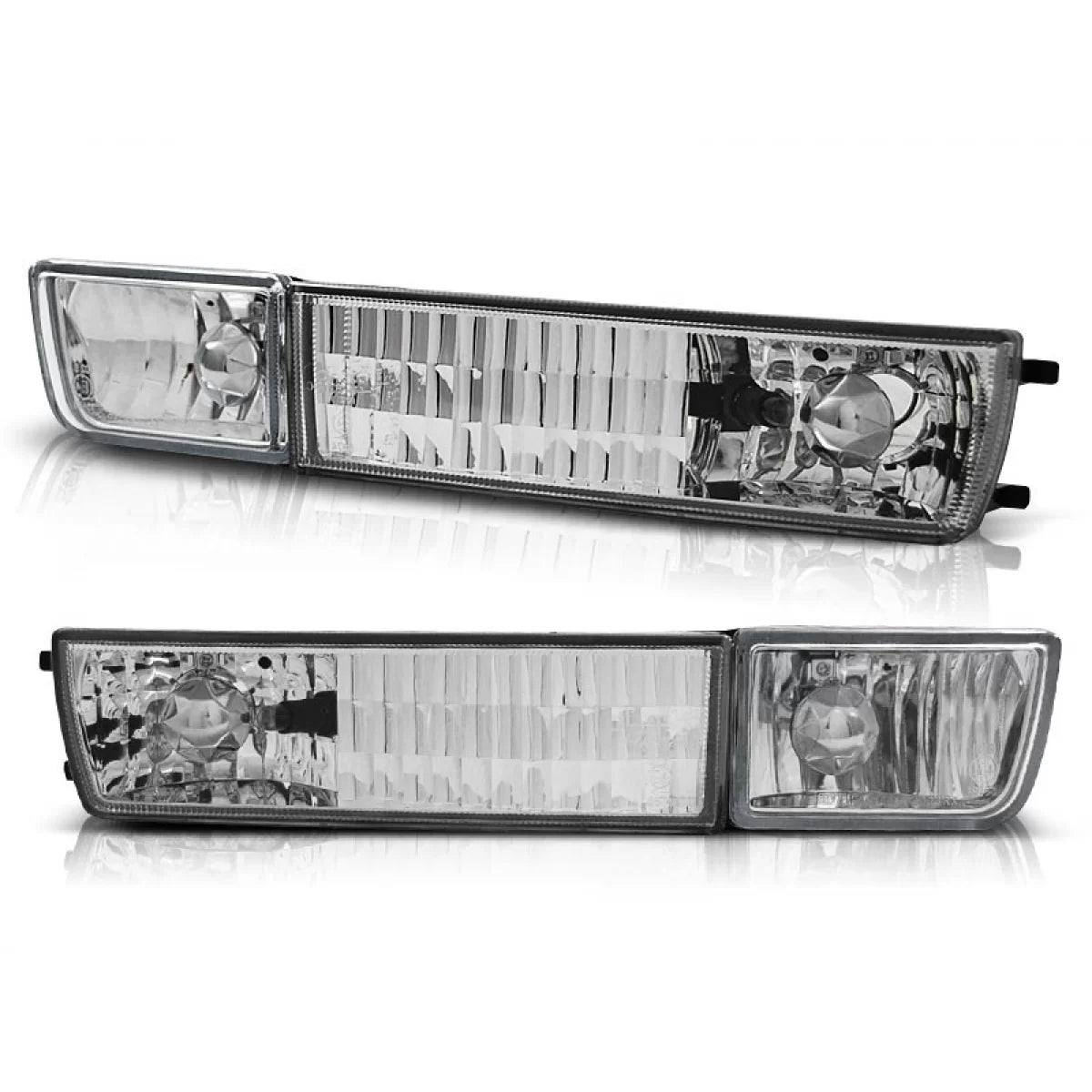 Indicatori Paraurti Cromati Anteriori Dx e Sx per VW Golf Iii 1991-1997 Vento