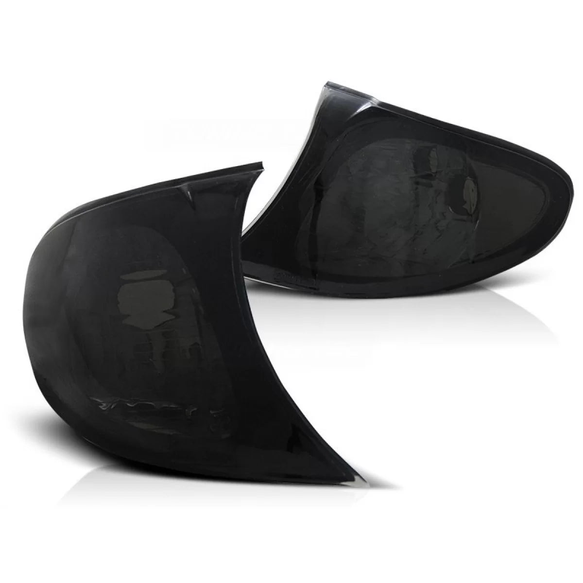Set Indicatori Tuning Anteriori Sinistro Destro Base Nera per BMW Serie 3 E46