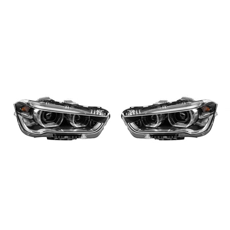Fari LED Tuning con Base Nera per BMW X1 F48 dal 2015 Halogeni