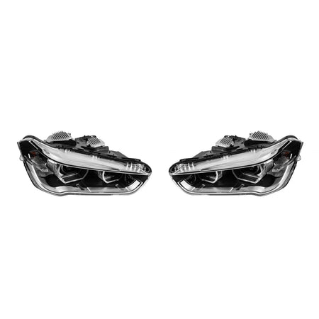 Fari LED Tuning con Base Nera per BMW X1 F48 dal 2015 Halogeni