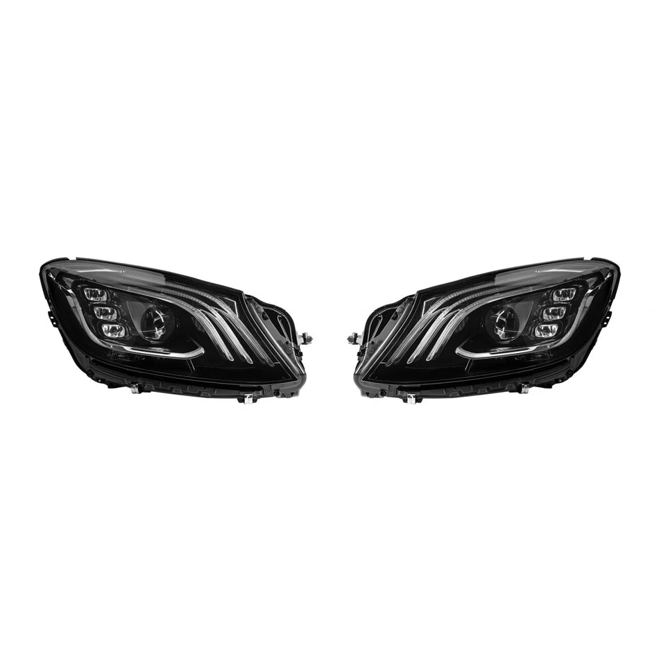 Fari LED Tuning Anteriori Dx e Sx con Moduli Design a Mercedes Classe S W222
