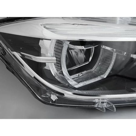Fari LED Tuning Anteriore Dx e Sx con Base Cromata per BMW Serie 3 F30 2015-2018