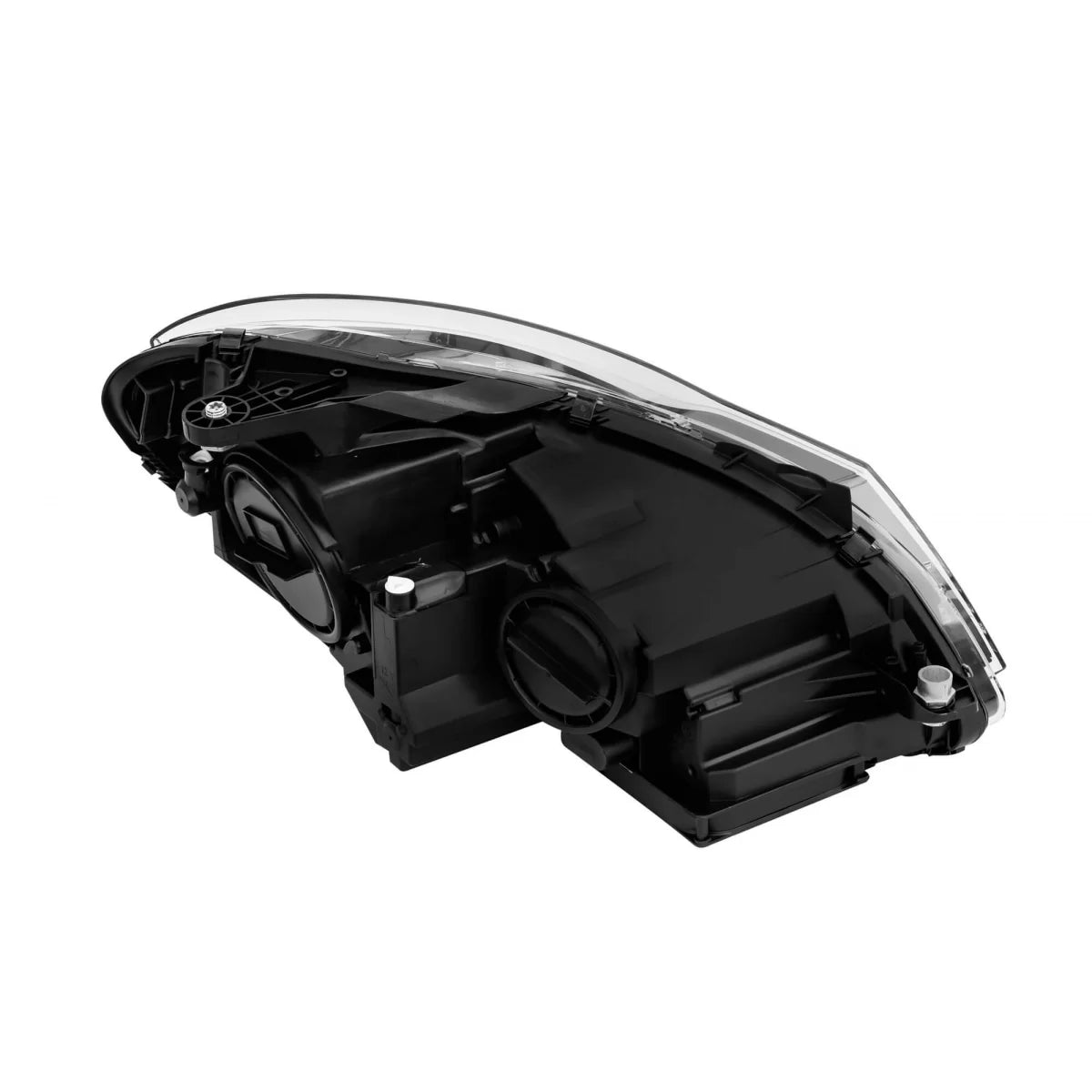 Fari LED Anteriori Tuning Cromati per Mercedes Classe C W204 2011-2014 Dx Sx