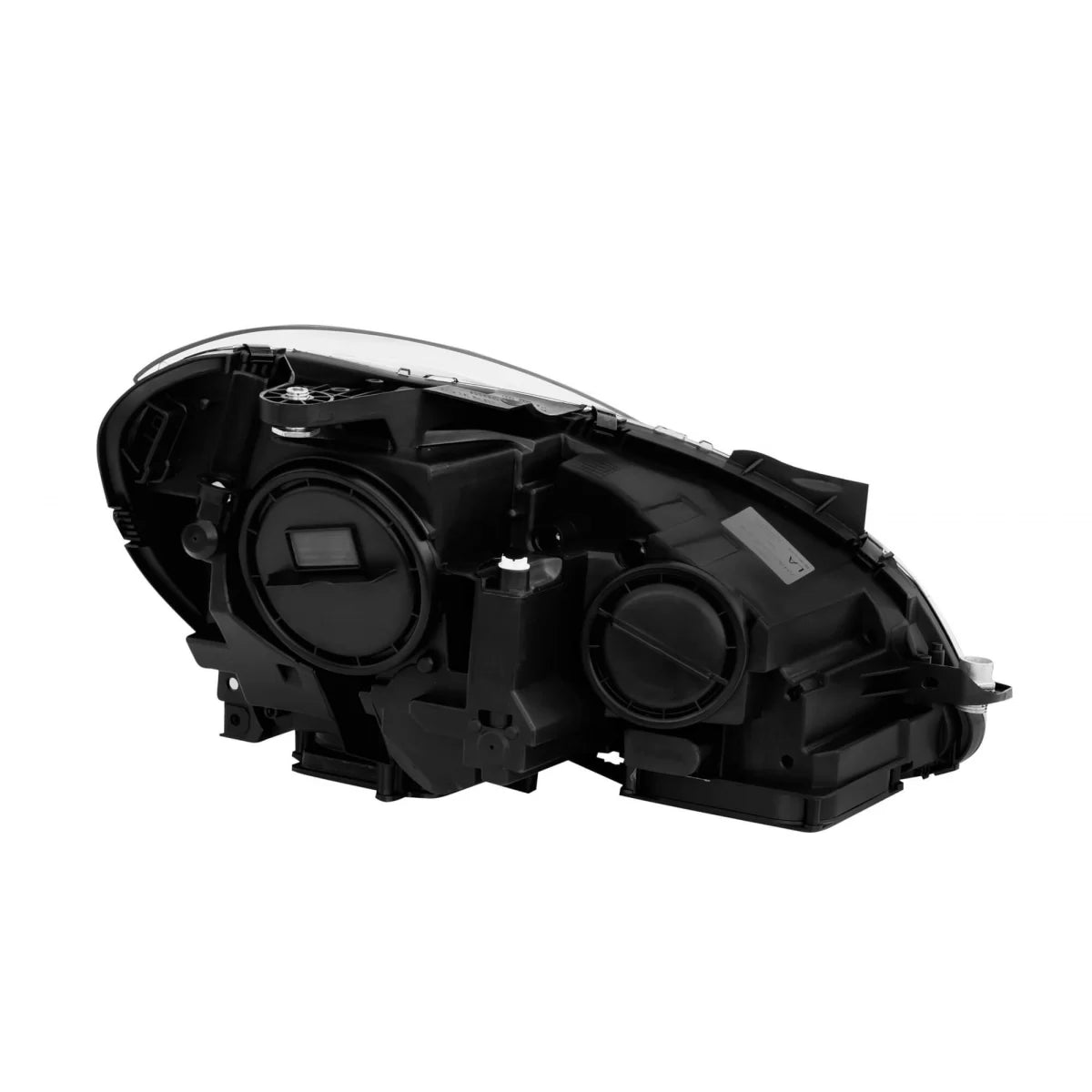 Fari LED Anteriori Tuning Cromati per Mercedes Classe C W204 2011-2014 Dx Sx