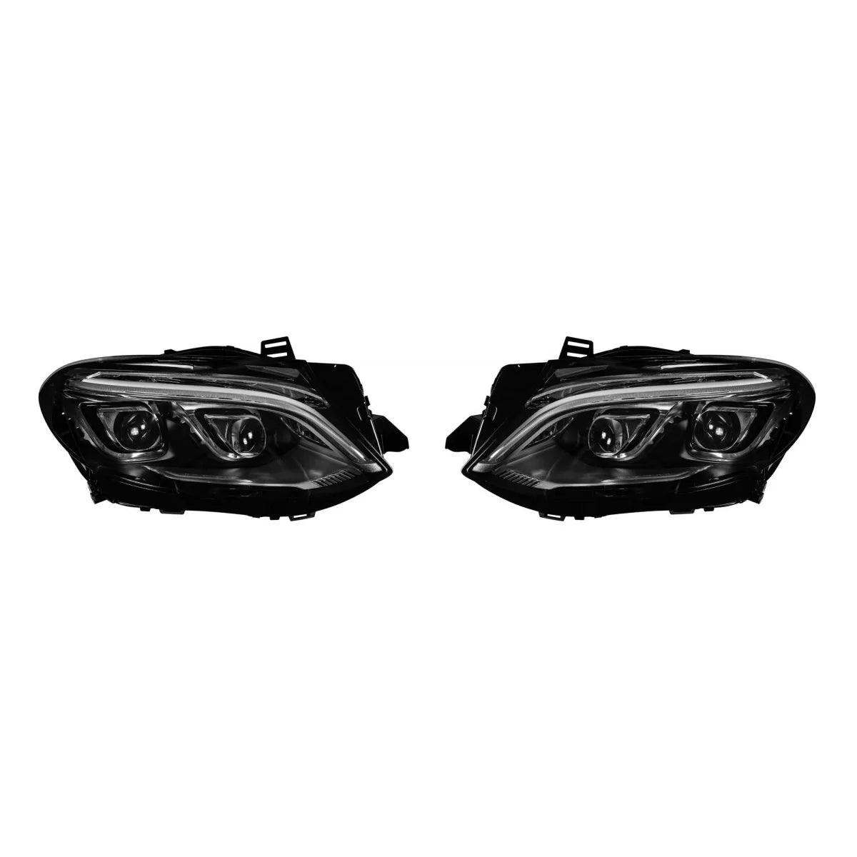 Fari LED Tuning Neri Anteriore Xenon per Mercedes ml 2012-2015 GLE 63