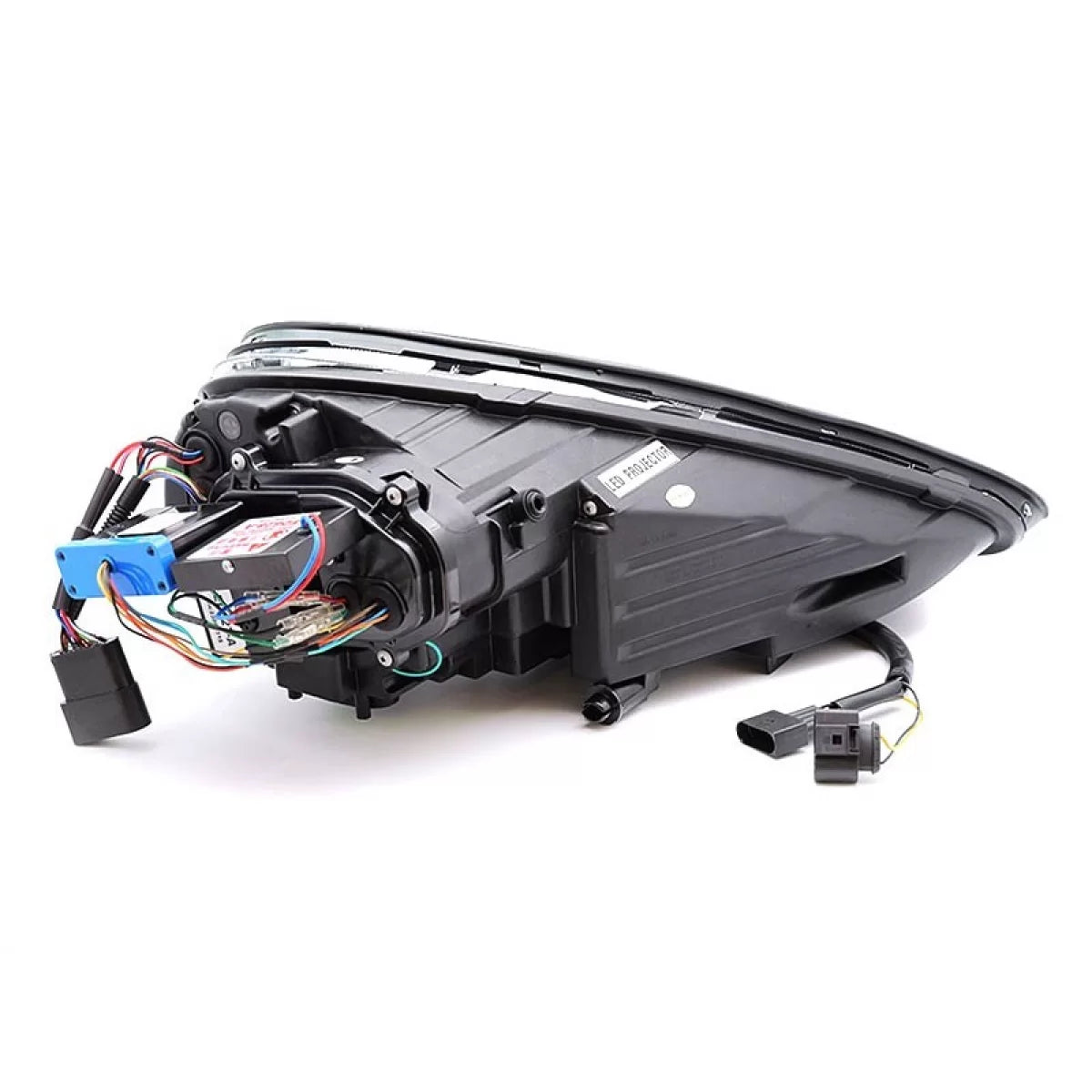 Fari LED Tuning Anteriore Dx e Sx con Base Nera per Porsche Cayenne 2010-2015