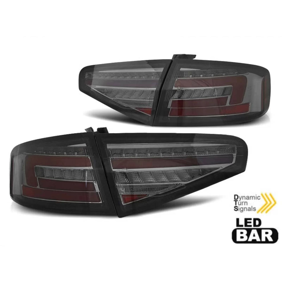 Fanali Posteriori LED Tuning Sinistro e Destro per Audi A4 B8 Berlina 2012-2015