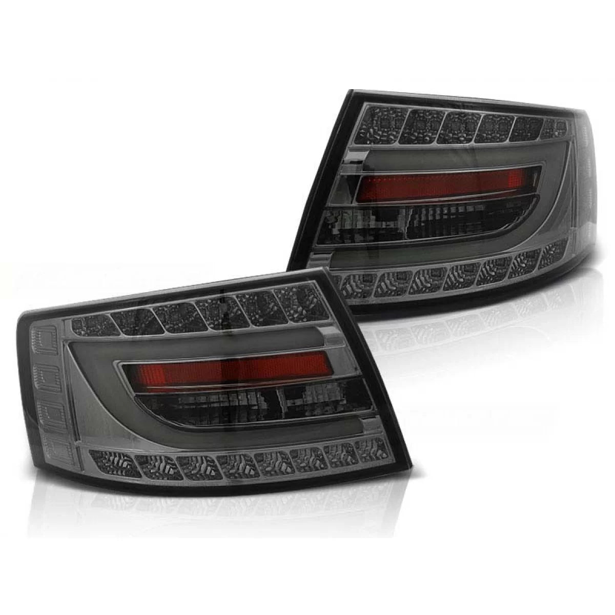 Fanali Posteriori LED Fumé Sinistro e Destro per Audi A6 C6 2004-2008