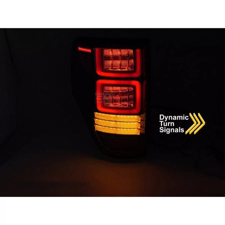 Fanali Posteriori LED con Frecce Dinamiche Fume Ford F150 2008-2014 Dx Sx