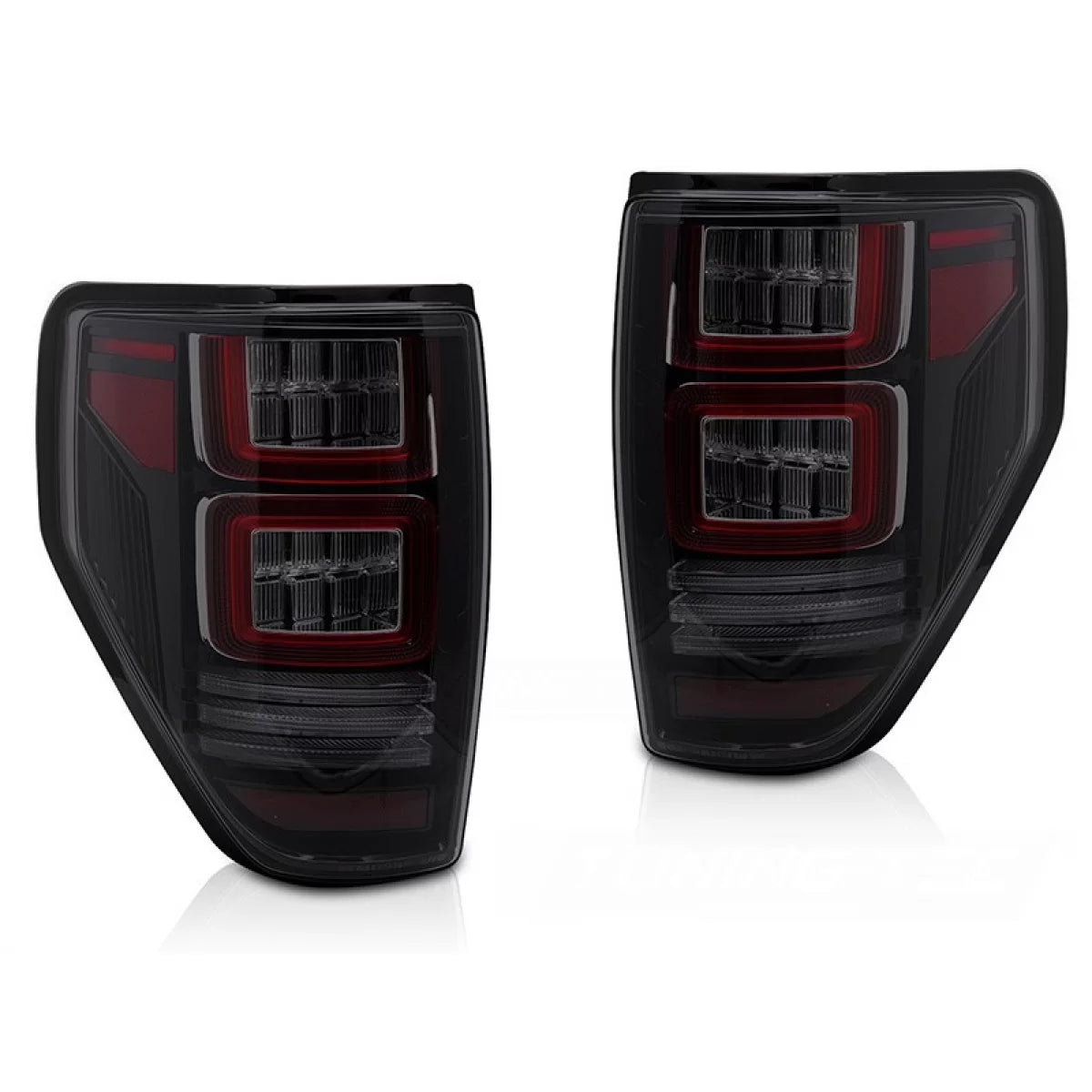 Fanali Posteriori LED con Frecce Dinamiche Fume Ford F150 2008-2014 Dx Sx