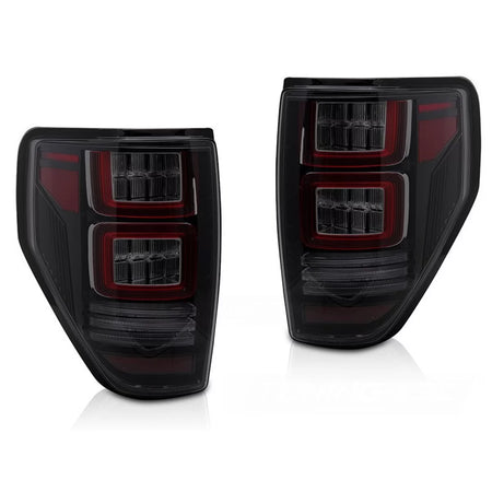 Fanali Posteriori LED con Frecce Dinamiche Fume Ford F150 2008-2014 Dx Sx