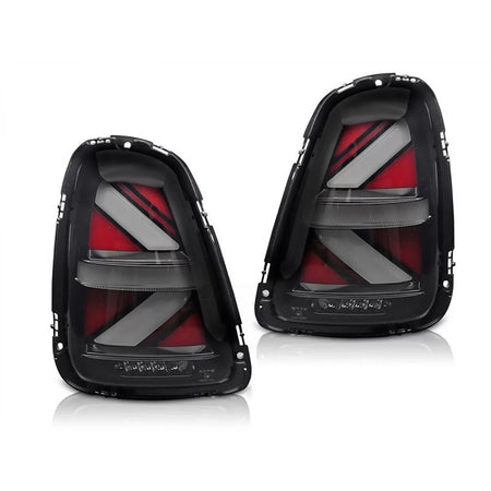 Fanali Posteriori LED Tuning con Base Fumé e Funzione Welcome per Mini Cooper