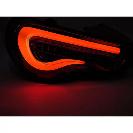 Fanali Posteriori LED Rossi Fume Anteriori Sinistro e Destro per Toyota GT86