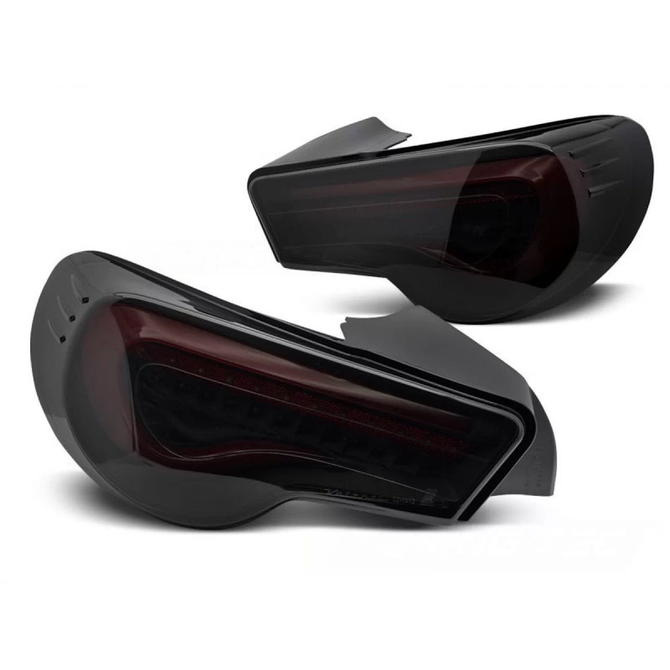 Fanali Posteriori LED Rossi Fume Anteriori Sinistro e Destro per Toyota GT86