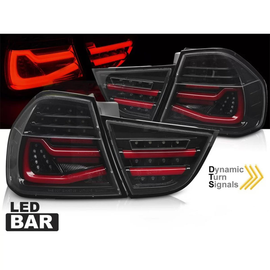 Fanali Posteriori LED Fumé Sinistro e Destro per BMW Serie 3 E90 2009-2011