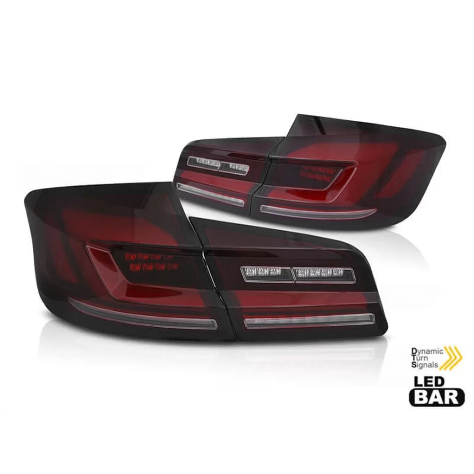Fanali Posteriori LED Tuning Fumé Rosso per BMW Serie 5 F10 2010-2016 Dx e Sx