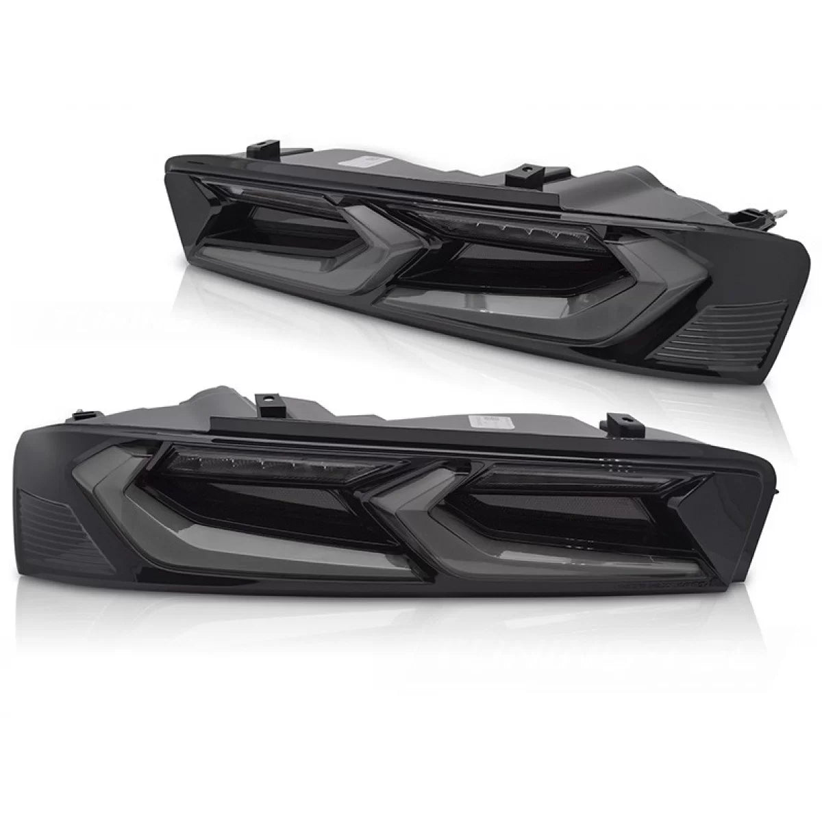 Fanali Posteriori LED con Frecce Dinamiche Neri per Chevrolet Camaro 2016-2018