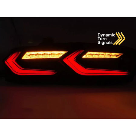 Fanali Posteriori LED con Frecce Dinamiche Nero per Chevrolet Camaro 2019-2023