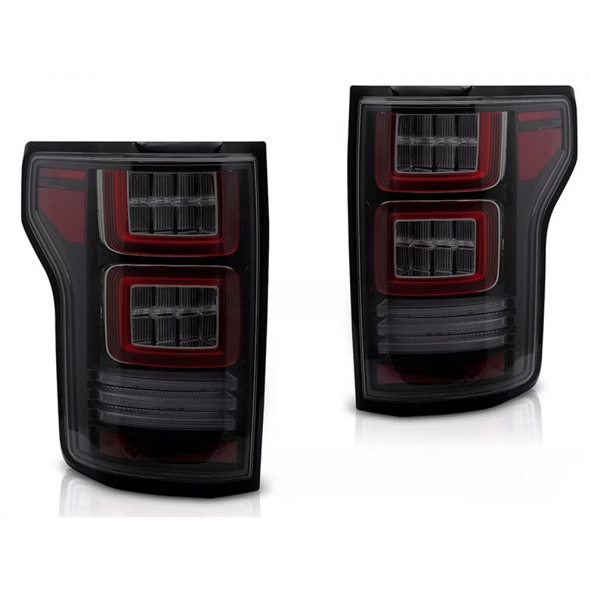 Fanali Posteriori LED con Frecce Dinamiche Fumé per Ford F150 2014-2020 Dx e Sx