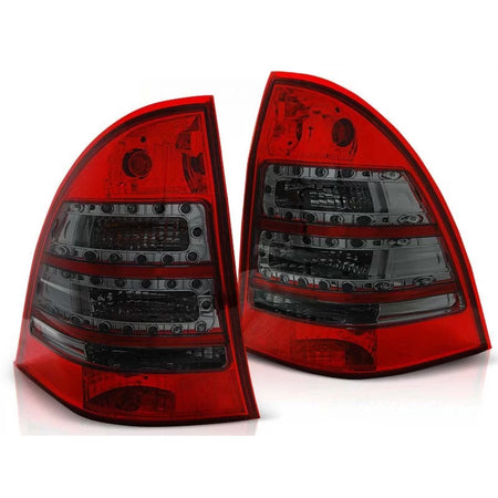 Fanali Posteriori LED Tuning per Mercedes Classe C W203 2000-2007 Station Wagon