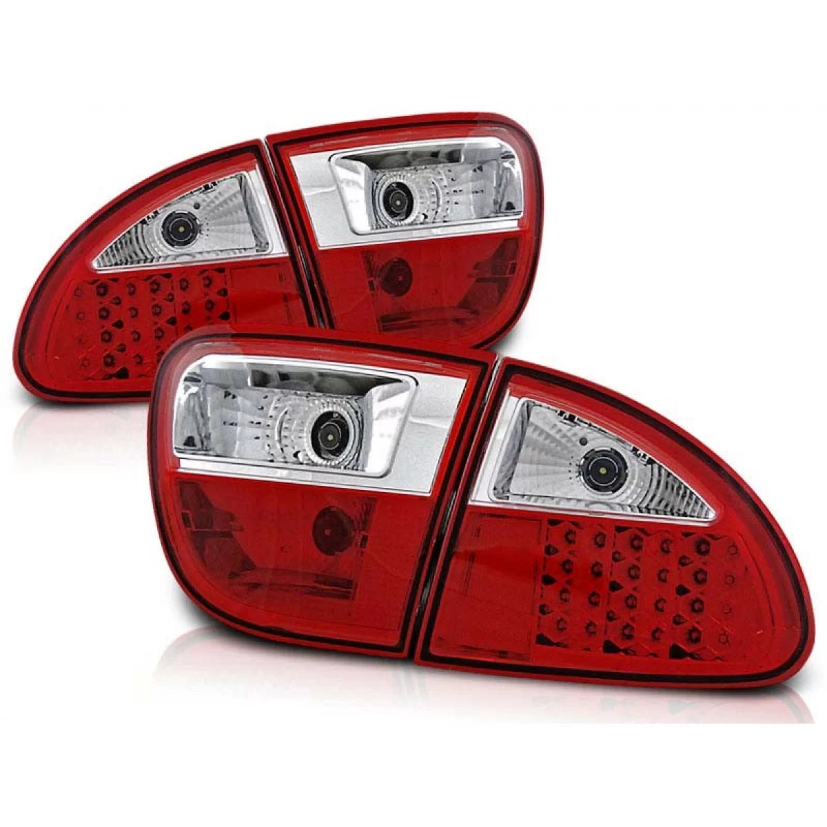 Fanali Posteriori LED Tuning Sinistro e Destro per Seat Leon 04.1999-08.2004