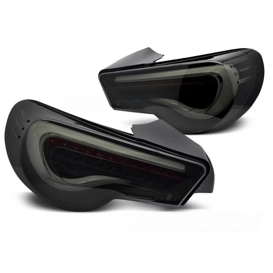 Fanali Posteriori LED Neri Sinistro e Destro per Toyota GT86 2012-2021
