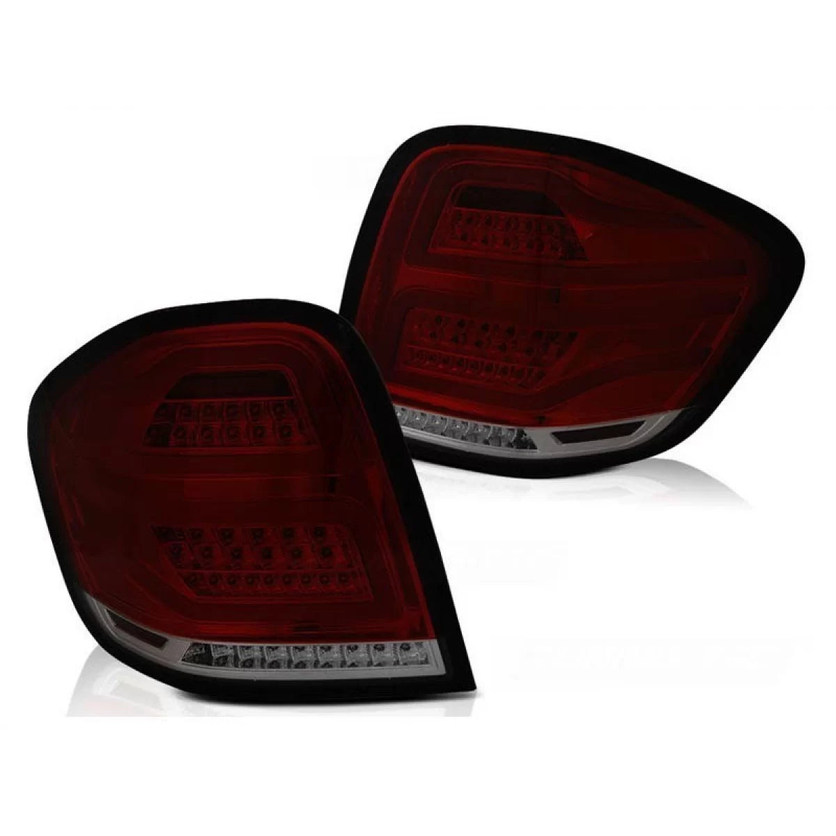 Fanali Posteriori LED Fumé per Mercedes Classe M W164 2009-2011 Dx Sx
