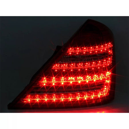 Fanali Posteriori LED Tuning con Freccia Bianca per Mercedes Classe S W221