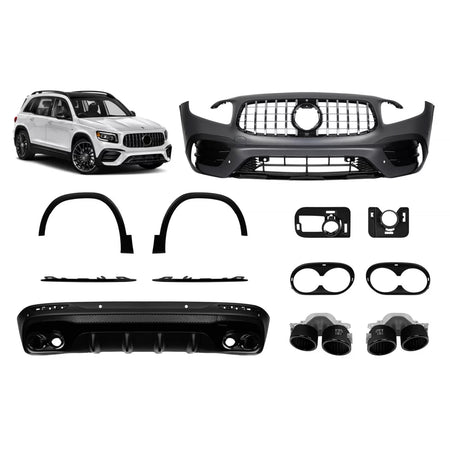 Pacchetto Tuning Tipo 35 Paraurti Sportivo per Mercedes GLB X245 dal 2019