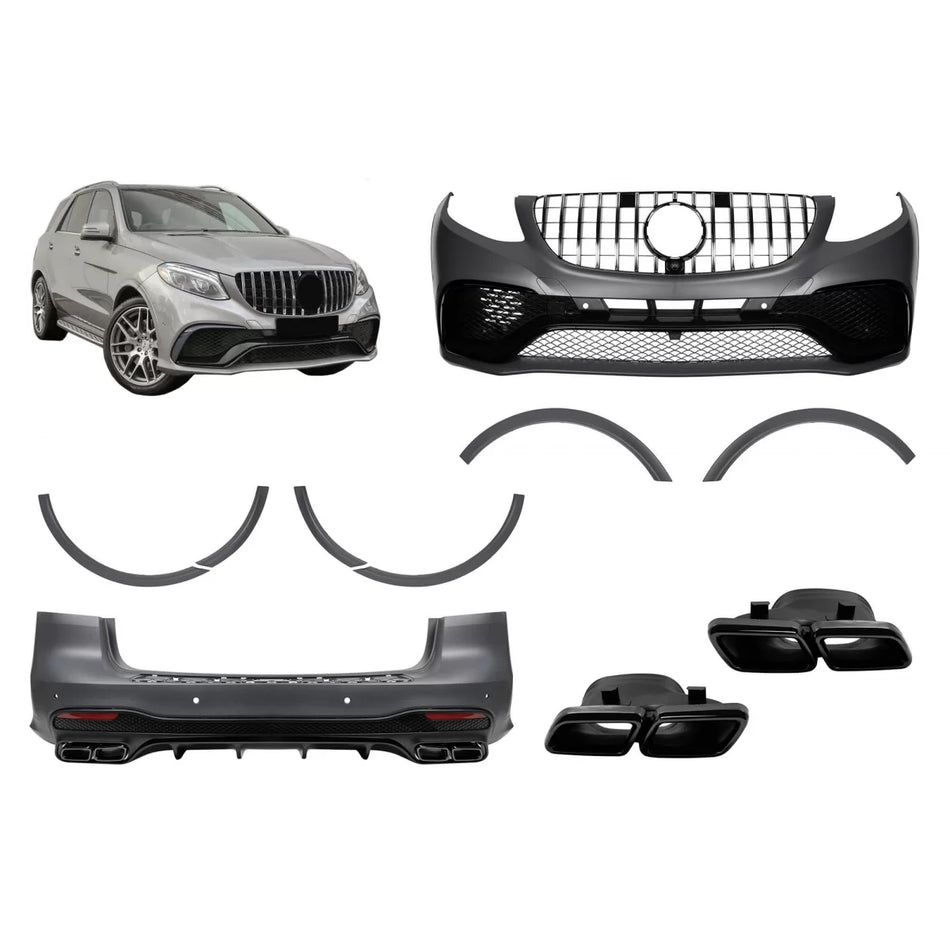Pacchetto Tuning Tipo 63 con Griglia GT per Mercedes GLE W166 2015-2018