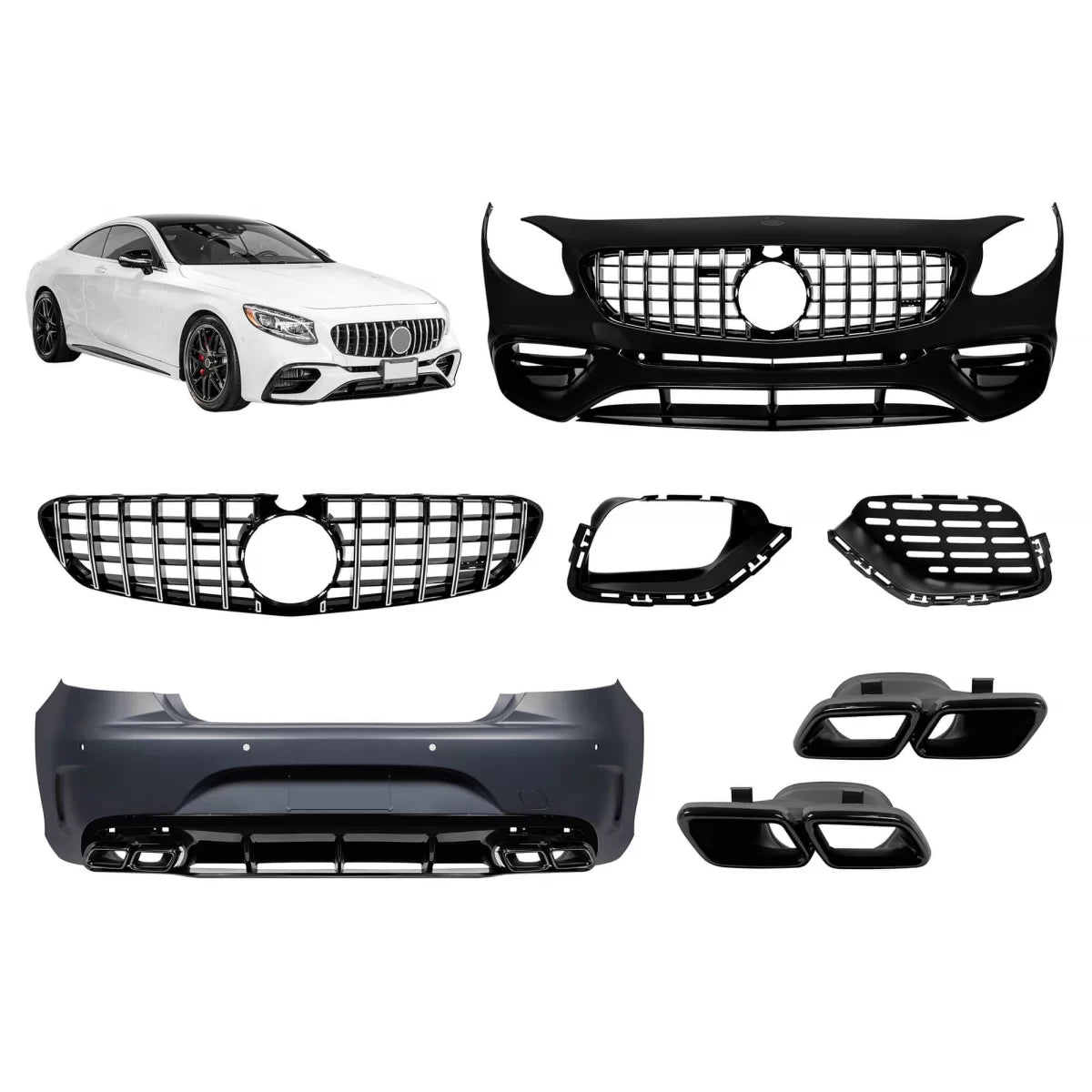 Pacchetto Tuning Tipo 63 per Mercedes Classe S C217 Coupe 2014-2020