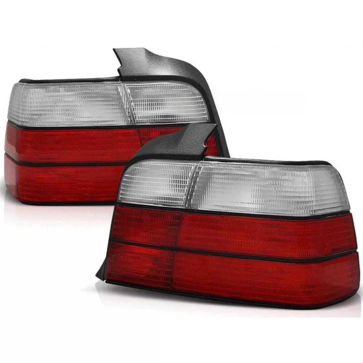 Fanali Posteriori Rossi Bianchi per BMW E36 Berlina 12.1990-08.1999 Dx Sx