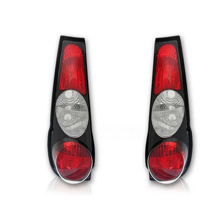 Fanali Posteriori Tuning Neri Sinistro e Destro per Fiat Punto 1 1993-1999