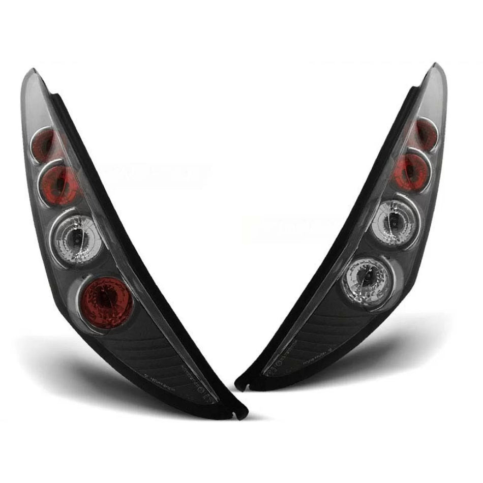 Fanali Posteriori Tuning con Base Nera Sinistro e Destro per Fiat Punto 2 99-03