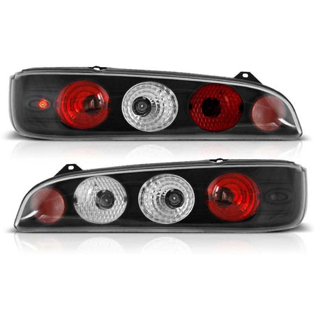 Fanali Posteriori Tuning Neri Sinistro e Destro per Fiat Seicento 600 1998-2010