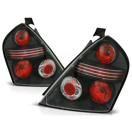 Fanali Posteriori Tuning con Base Nera Sinistro e Destro per Fiat Stilo