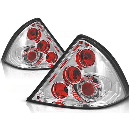 Fanali Posteriori Tuning con Base Cromata per Ford Mondeo MK3 09-07 Liftback Dx