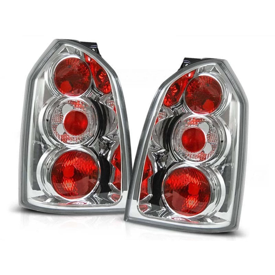 Fanali Posteriori Tuning Cromati Sinistro e Destro per Hyundai Tucson 07
