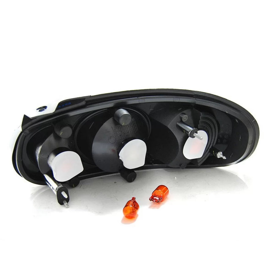 Fanali Posteriori Cromati Dx e Sx per Mazda MX5 1998-2005