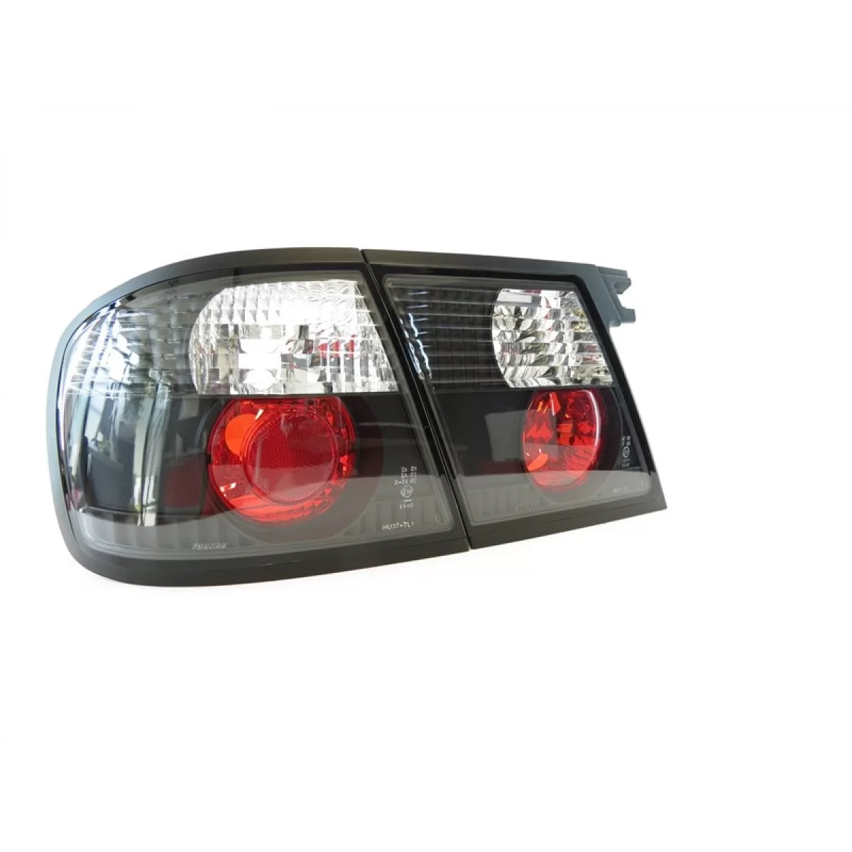 Fanali Posteriori Tuning Set Nero per Nissan Primera P11 1996-1999 5 Porte