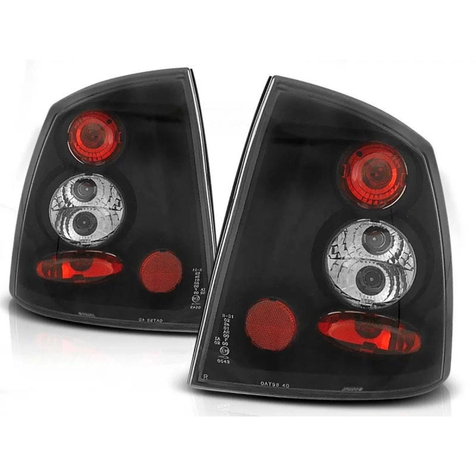 Fanali Posteriori Tuning Neri Set Dx e Sx per Opel Astra G 09.1997-02.2004