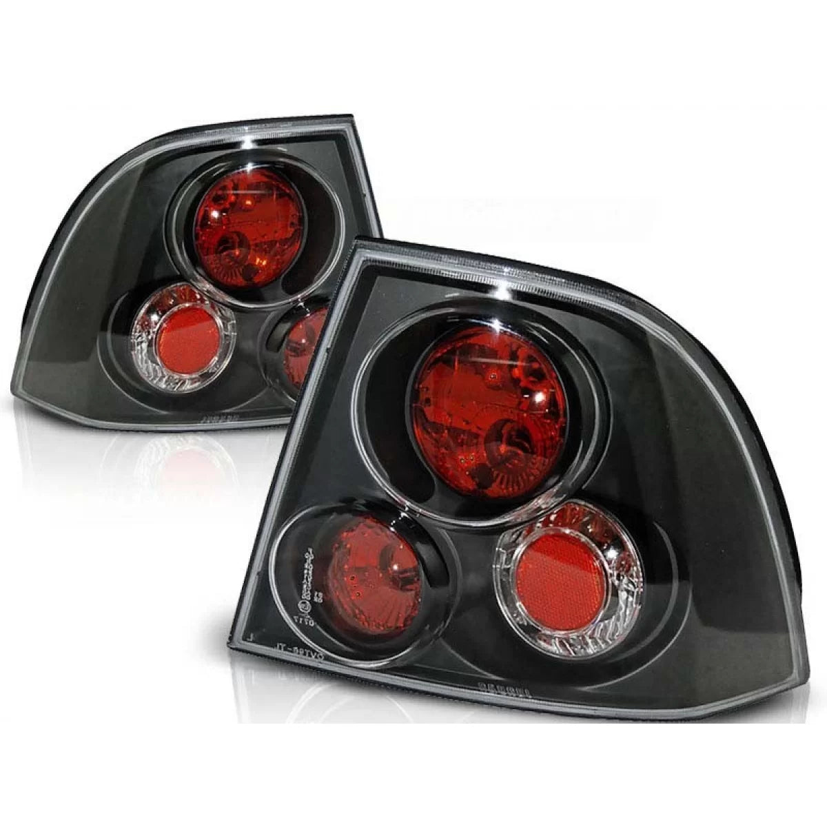 Fanali Posteriori Neri Sinistro e Destro per Opel Vectra B 11.1995-12.1998