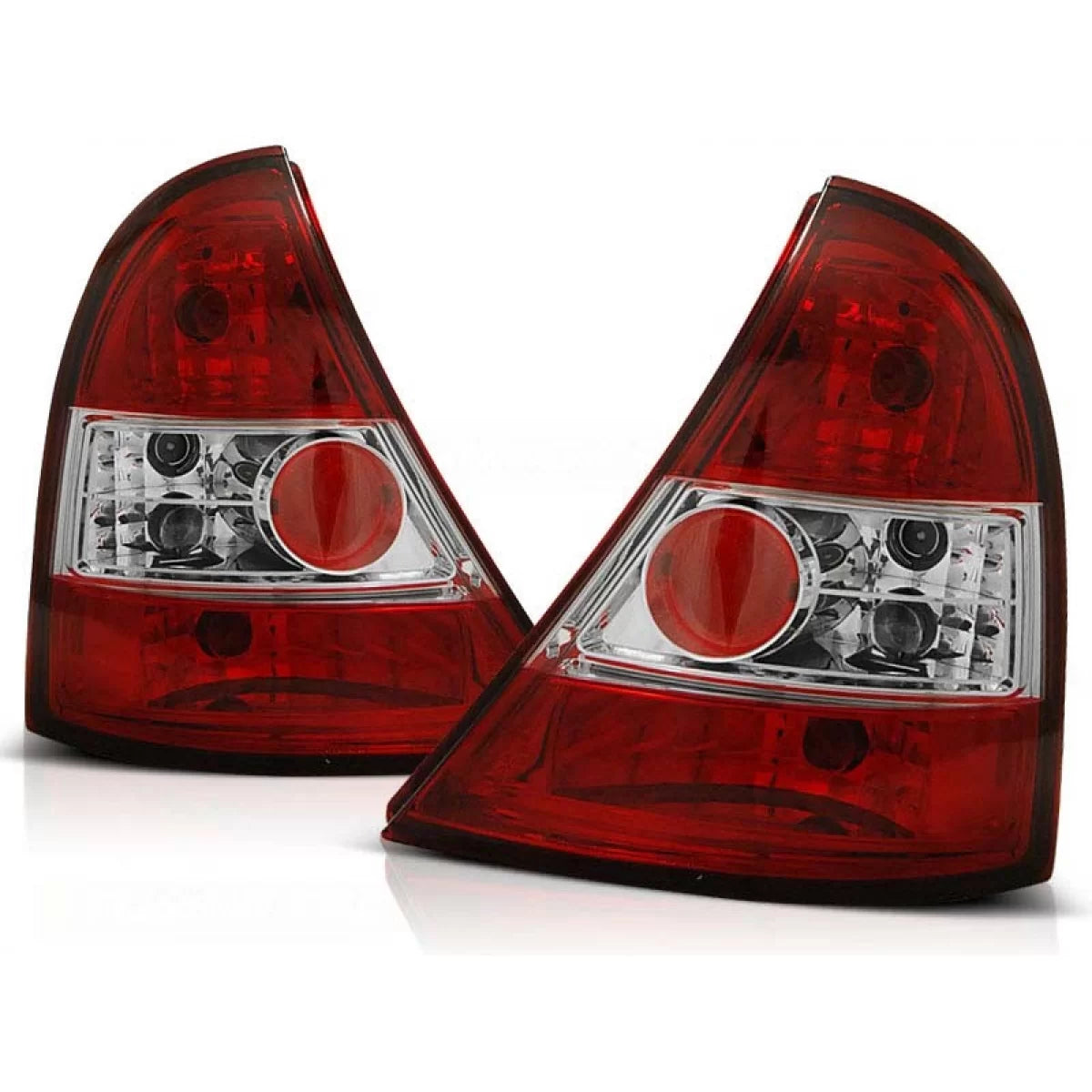 Fanali Posteriori Rossi Bianchi per Renault Clio 3 09.2005-04.2009 3/5 Porte