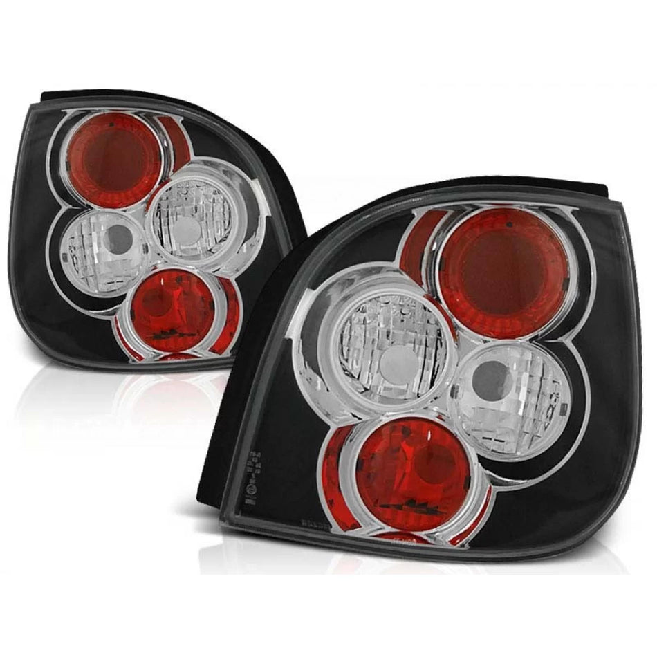 Fanali Posteriori Tuning Base Nera Sinistro e Destro per Renault Scenic 99-03