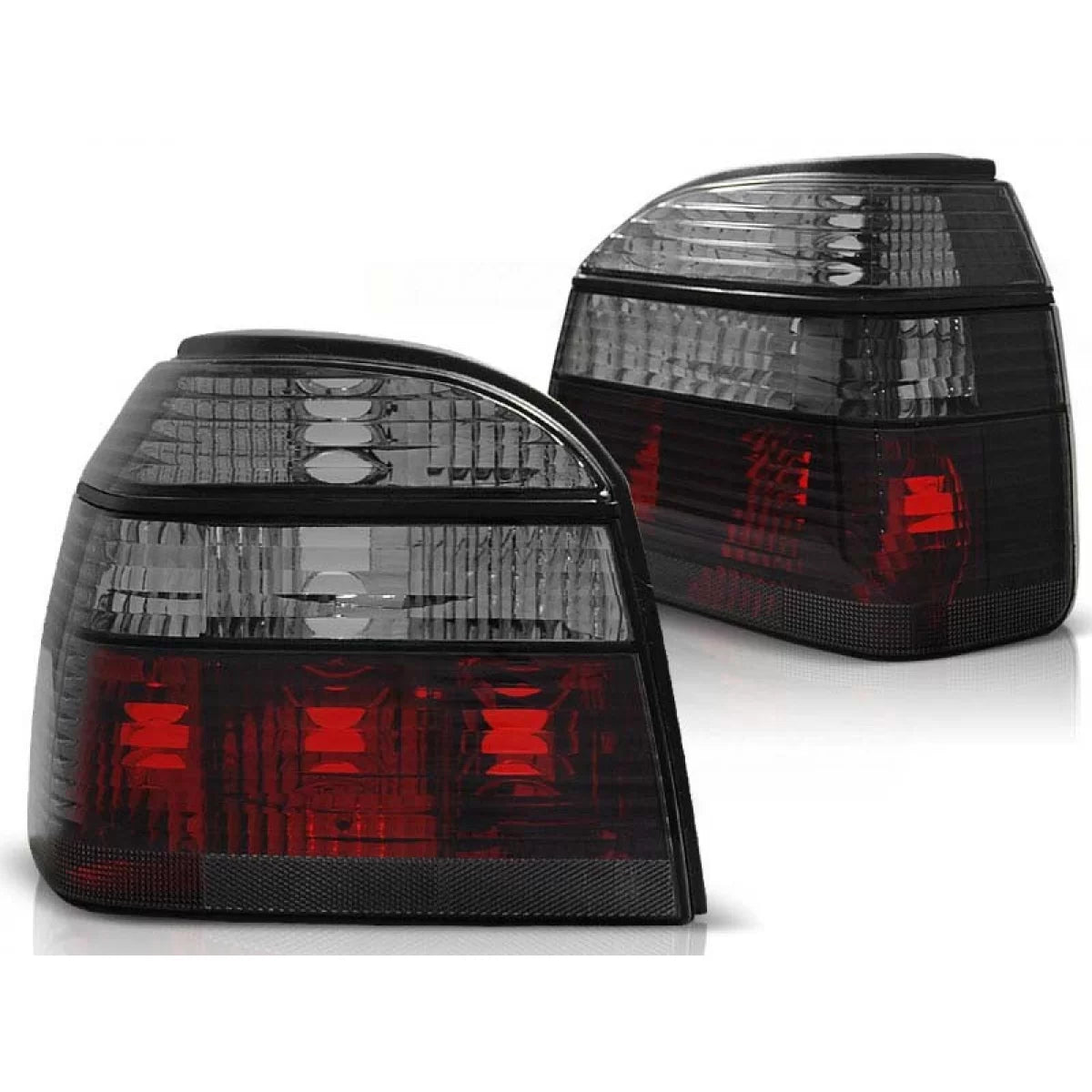 Fanali Posteriori Rossi e Fumé Set Dx e Sx per Volkswagen Golf 3
